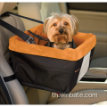 โลโก้ที่กำหนดเองพับได้ที่นั่งสุนัขที่ทนทานสำหรับที่นั่งบูสเตอร์สุนัขสัตว์เลี้ยงรถยนต์